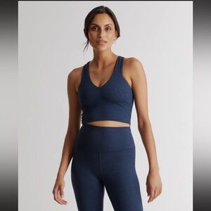 Quince Ultra Soft V Neck Cropped Tank